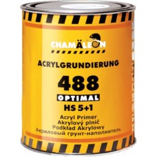 Грунт акриловый для авто CHAMÄLEON 488 OPTIMAL HS 5+1, 1л, красный (без отвердителя)