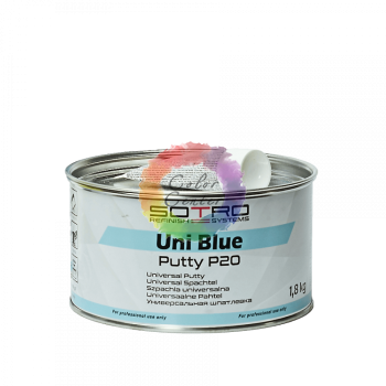 Универсальная шпатлевка для авто SOTRO Uni Blue Putty P20 1,8 кг