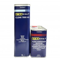Акриловый Лак DYNA Clear 7000 AS, 5л + отвердитель Flexi Medium 2.5л